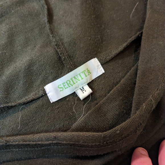 Forest Green Elven Dress - Picture 7 of 8